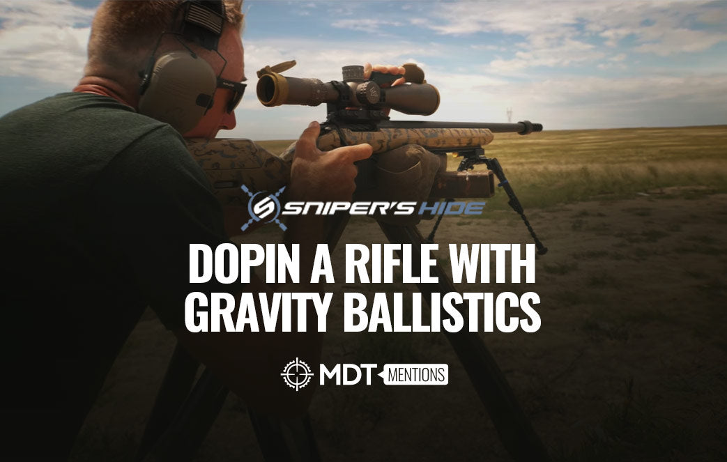 Dopin a Rifle With Gravity Ballistics - MDT Mention
