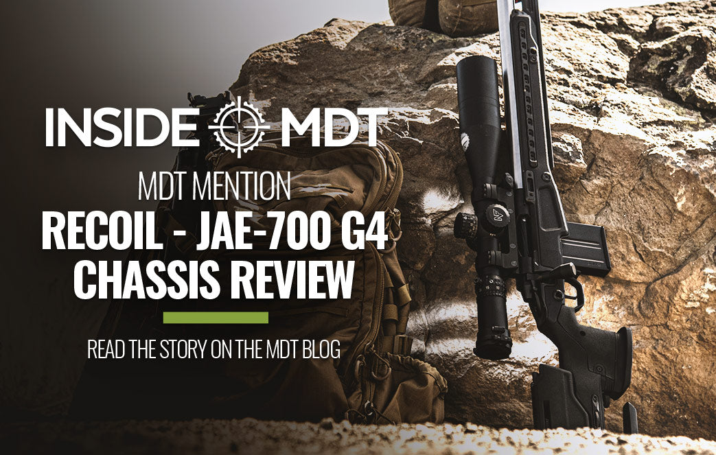 MDT Mention - Recoil - JAE-700 G4 Chassis Review – MDT USA