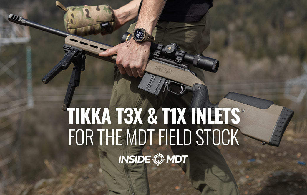 MDT Releases Tikka T3x and T1X Inlets for the MDT Field Stock