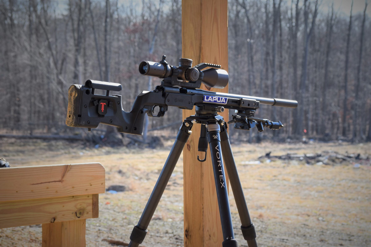 MDT XRS Chassis System on tripod