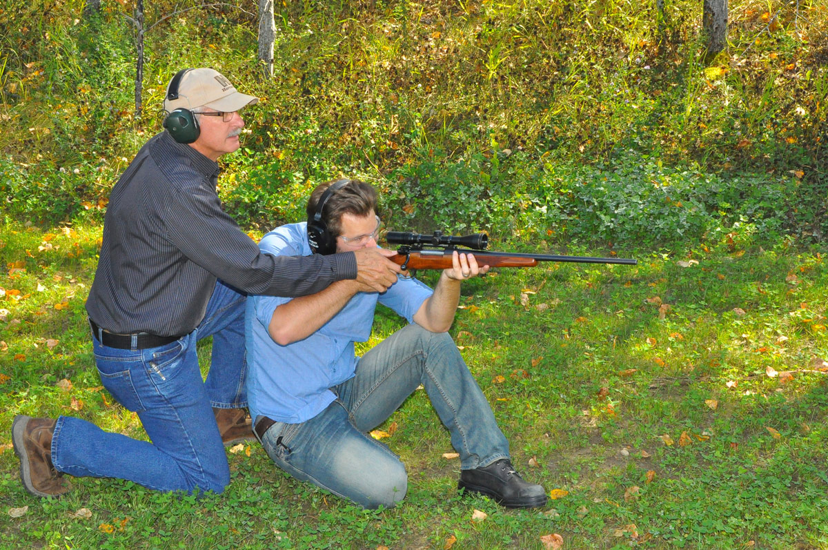 Having someone else pull the trigger for the shooter can help diagnose and cure flinching.